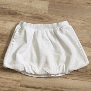 *NWT* Offline by Aerie White Cloud Fleece Bubble Skort